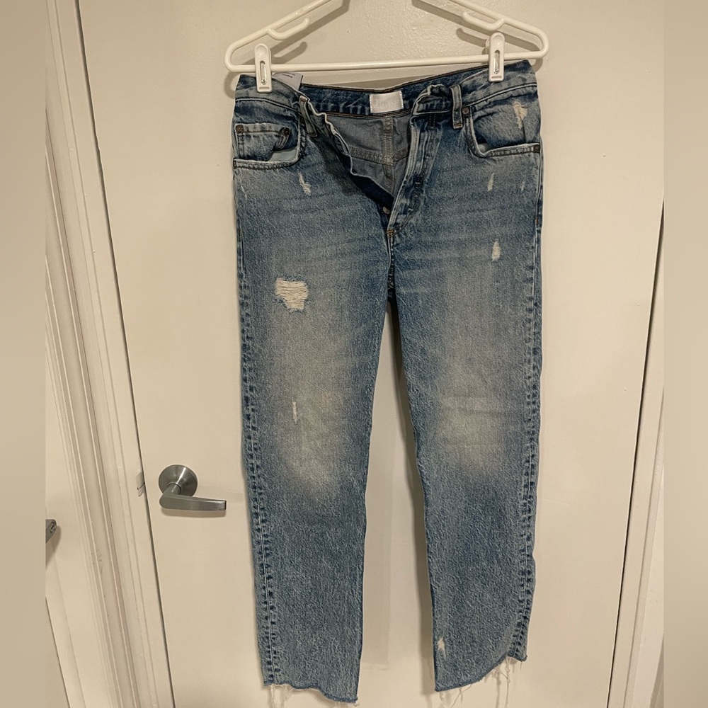 Boyish cropped jeans